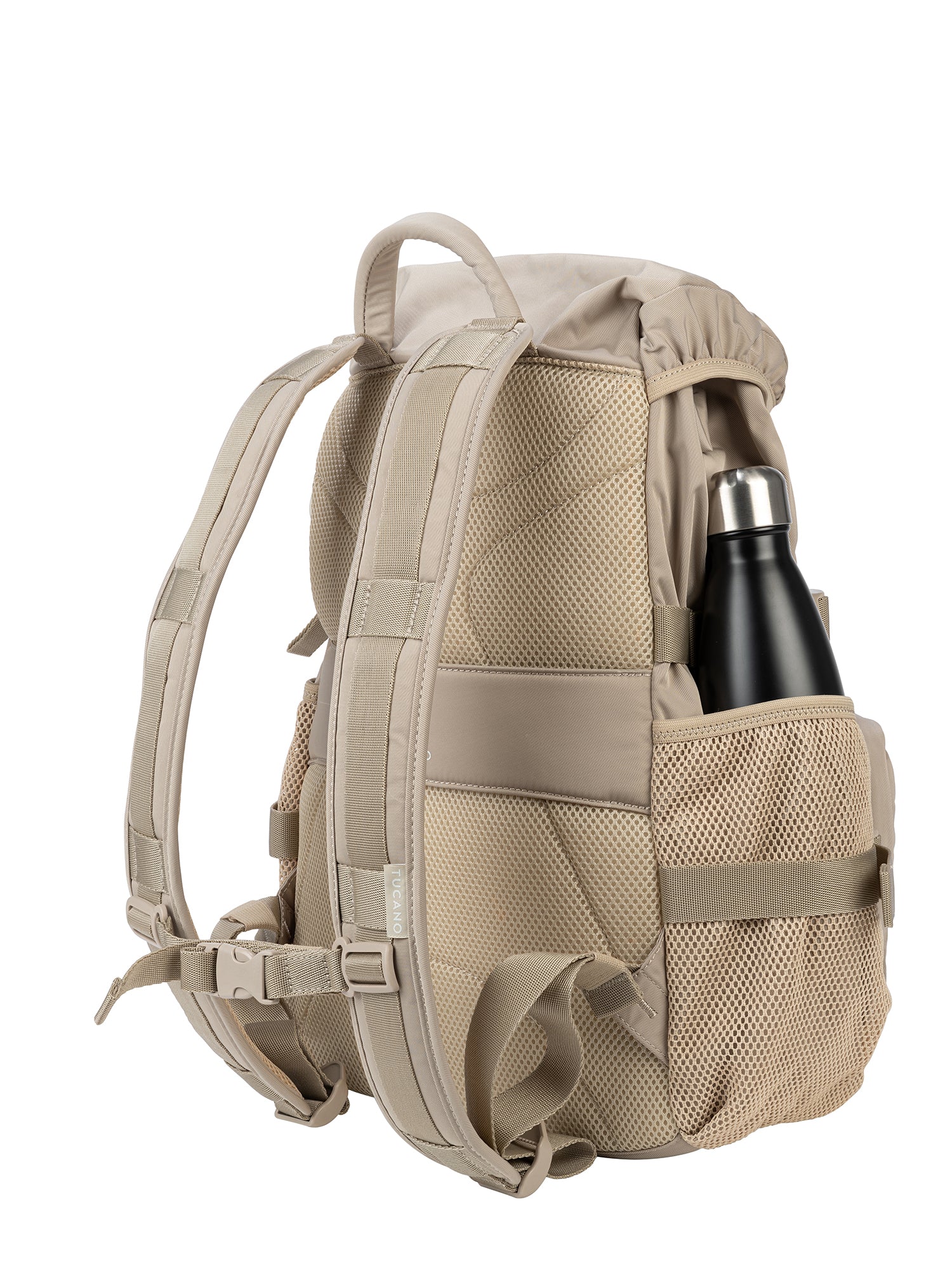 Zaino unisex in PET riciclato Casual BKDES1314-Beige Tucano