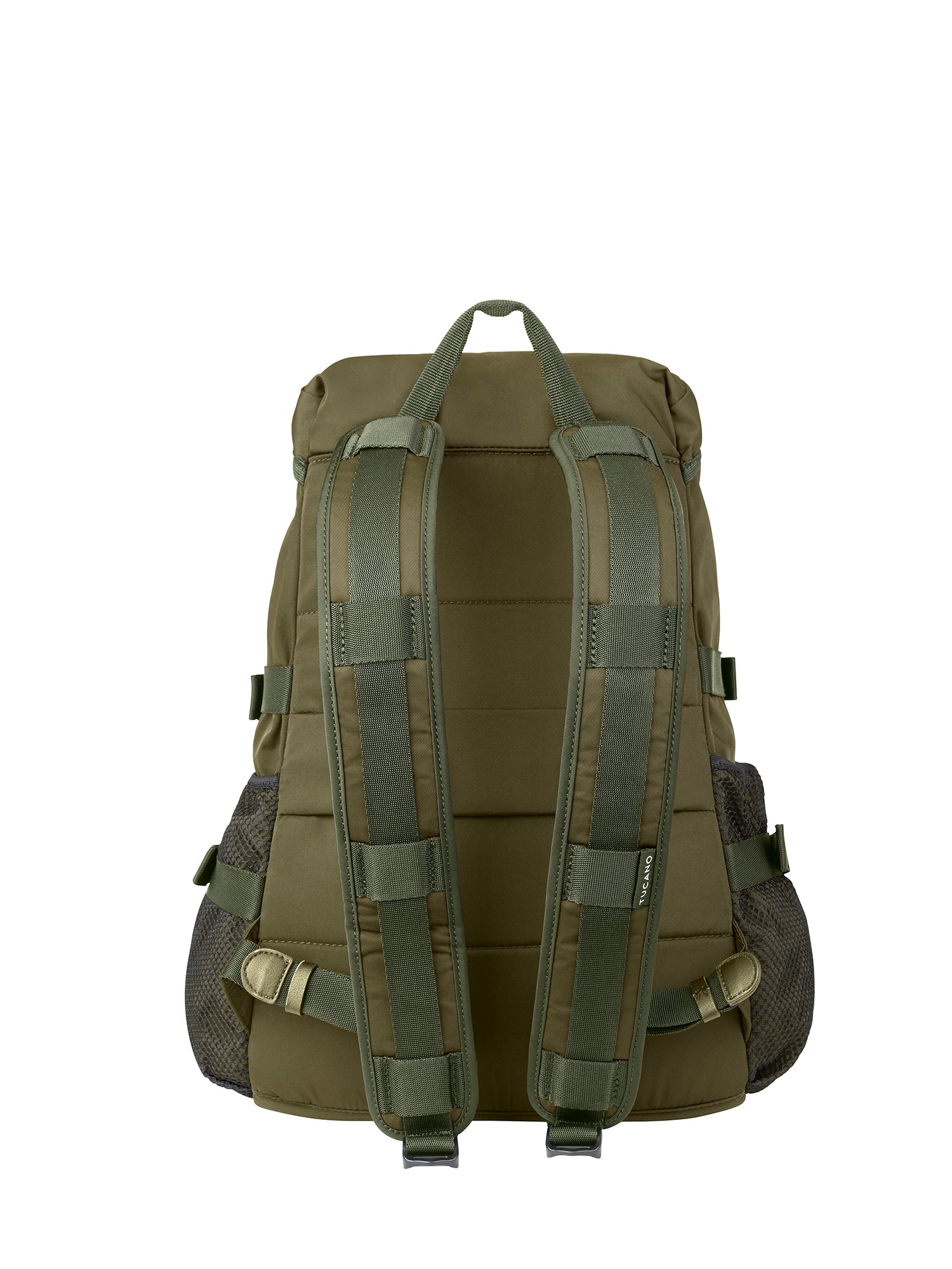 Zaino unisex in PET riciclato Casual BKDES1314-Verde militare Tucano