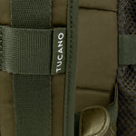 Zaino unisex in PET riciclato Casual BKDES1314-Verde militare Tucano
