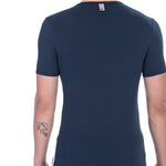 T-shirt da uomo Misto Cotton + Elastane - T-Shirt | secretrend | BKK1UTS01BI-NAVY-S