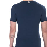 T-shirt da uomo Misto Cotton + Elastane - T-Shirt | secretrend | BKK1UTS01BI-NAVY-S
