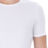 T-shirt da uomo Misto Cotton + Elastane - T-Shirt | secretrend | BKK1UTS01BI-WHITE-S