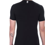 T-shirt da uomo Misto Cotton + Elastane - T-Shirt | secretrend | BKK1UTS01SI-BLACK-XXL