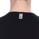 T-shirt da uomo Misto Cotton + Elastane - T-Shirt | secretrend | BKK1UTS01SI-BLACK-XXL
