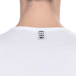 T-shirt da uomo Misto Cotton + Elastane - T-Shirt | secretrend | BKK1UTS01SI-WHITE-S
