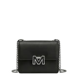 Borsa a Spalla in 100% Pu Vegan Leather Nero