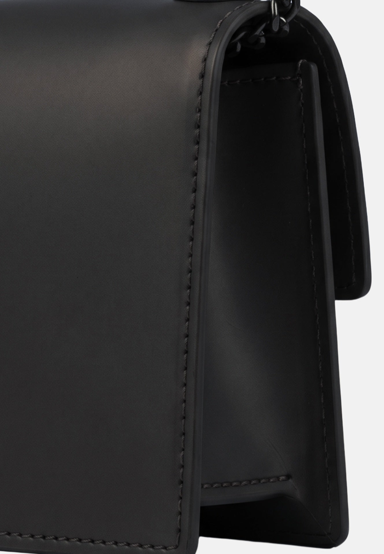 Borsa a Spalla in 100% Pu Vegan Leather Nero