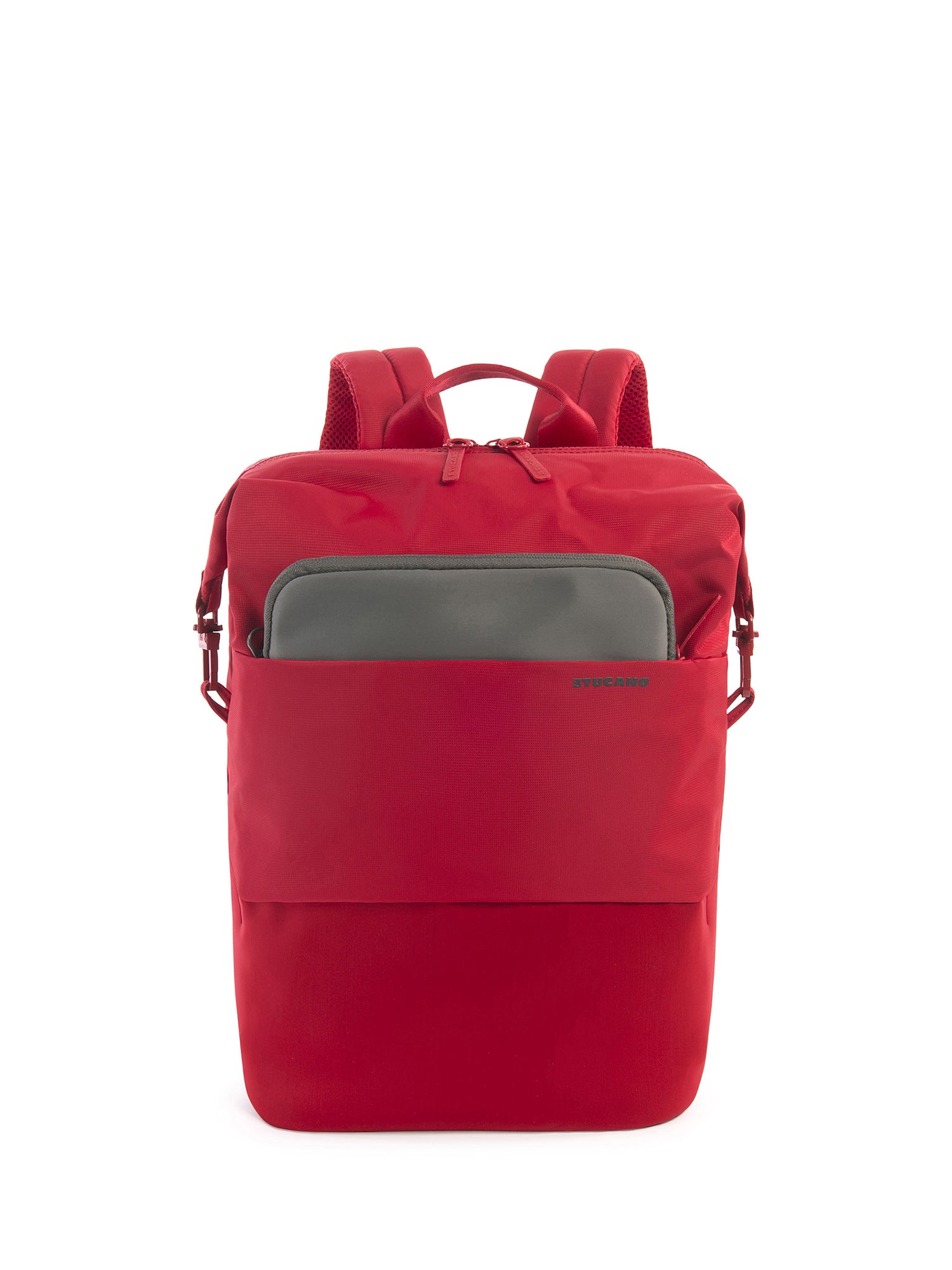 Zaino unisex in nylon Casual BMDOKS-Rosso Tucano