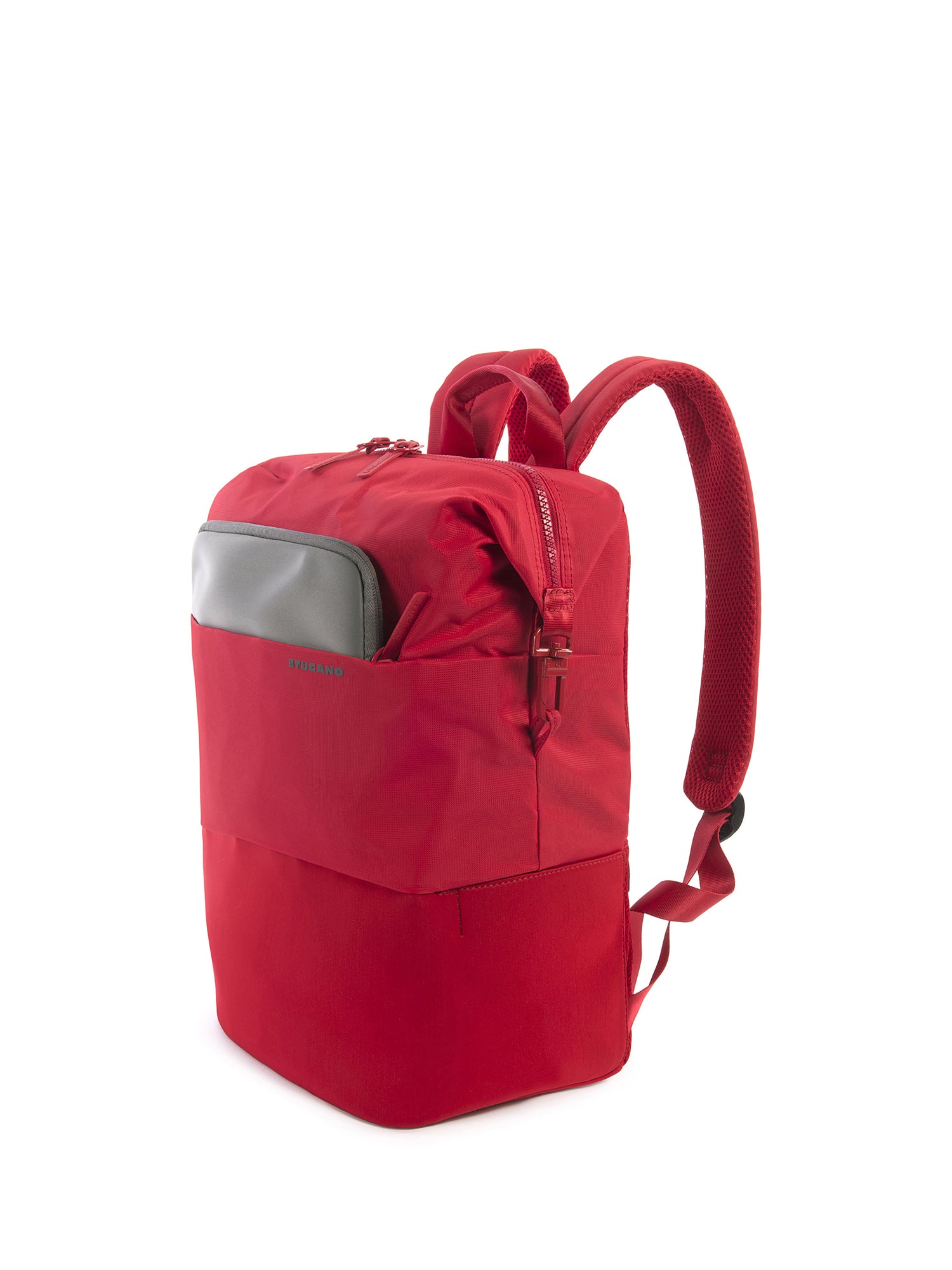Zaino unisex in nylon Casual BMDOKS-Rosso Tucano