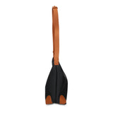 Borsa a Tracolla in 100% Pu Vegan Leather Nero