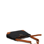 Borsa a Tracolla in 100% Pu Vegan Leather Nero