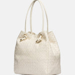 Borsa a Spalla in Pelle Vegana Bianco
