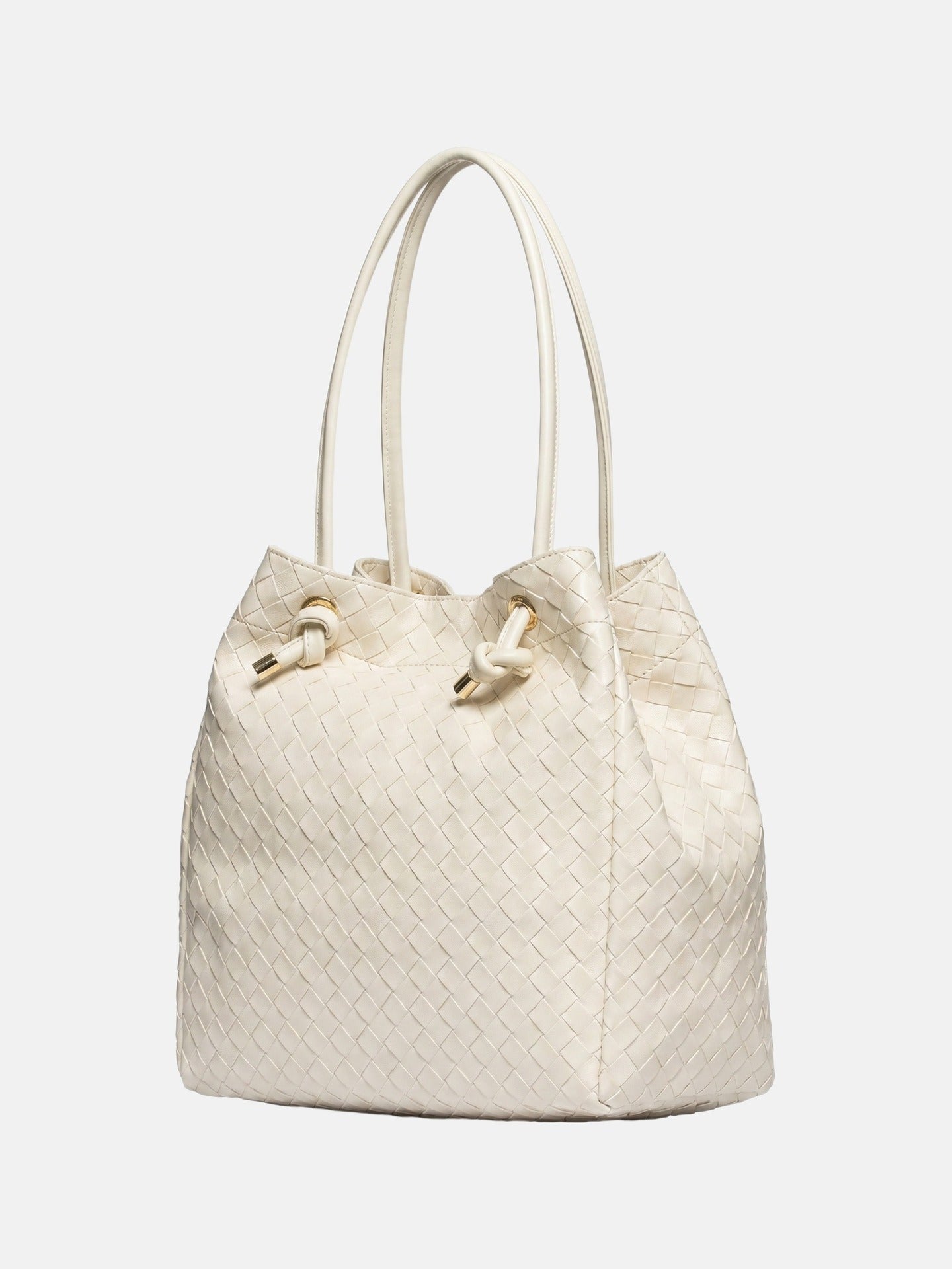 Borsa a Spalla in Pelle Vegana Bianco