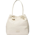 Borsa a Spalla in Pelle Vegana Bianco