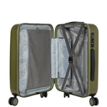 Valigia Unisex in Policarbonato Con Zip BTRTED-S-Verde militare Tucano