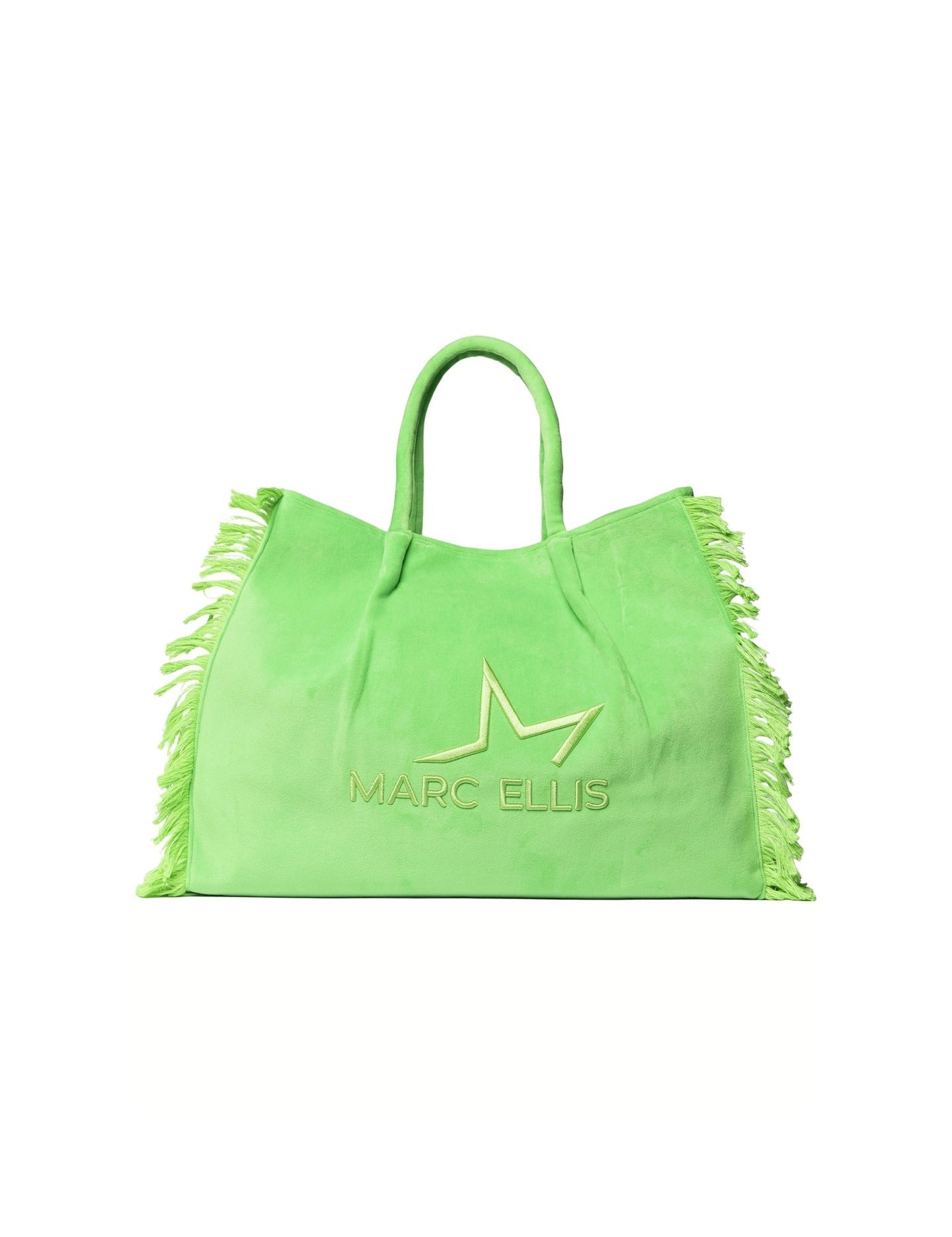 Borsa a Mano in Poliestere Verde