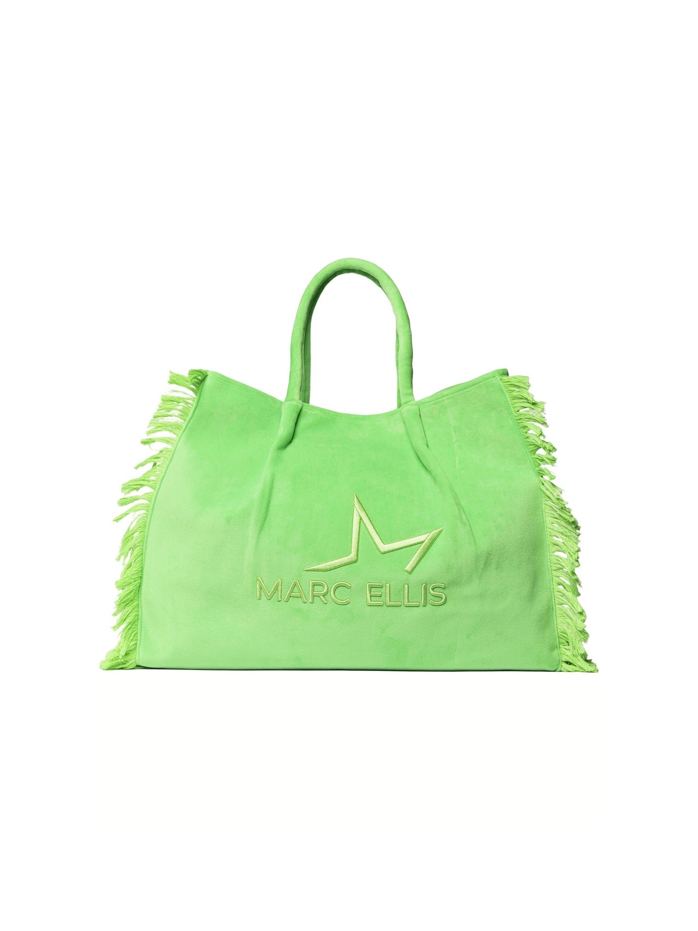 Borsa a Mano in Poliestere Verde