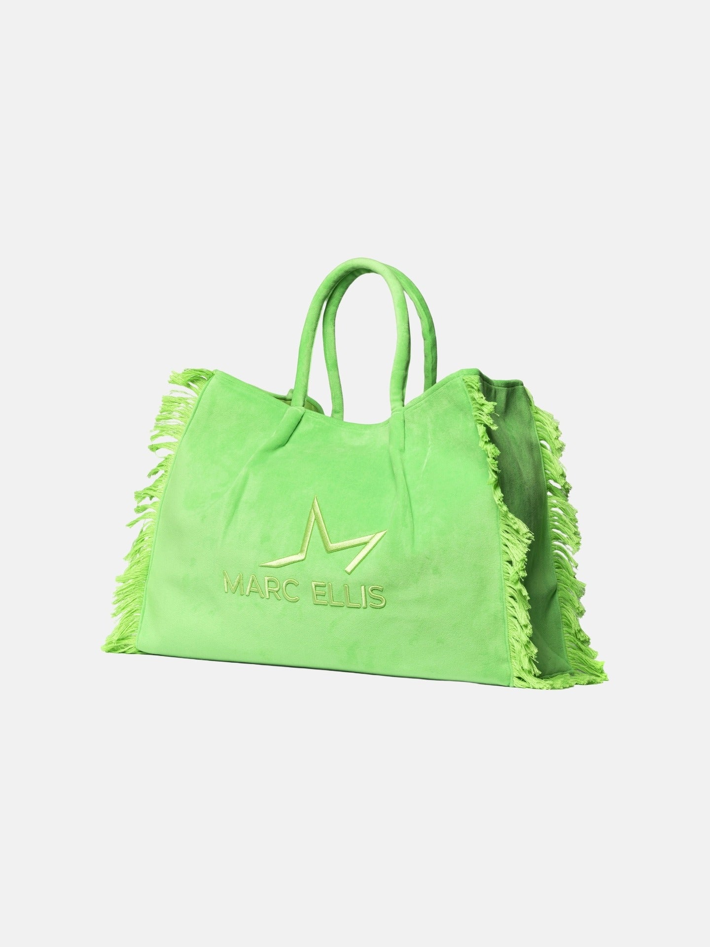 Borsa a Mano in Poliestere Verde