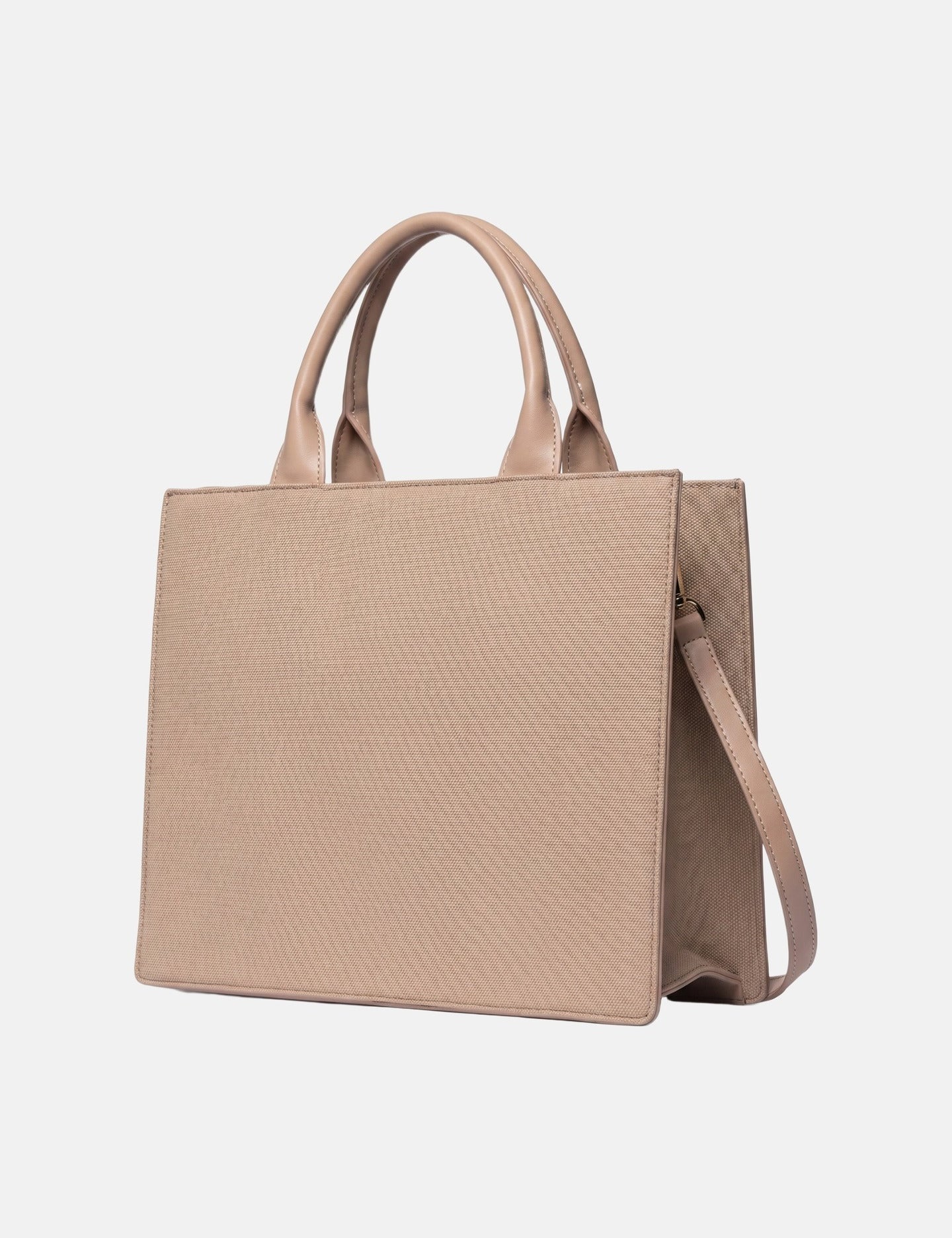 Borsa a Mano in Pelle Vegana Rosa