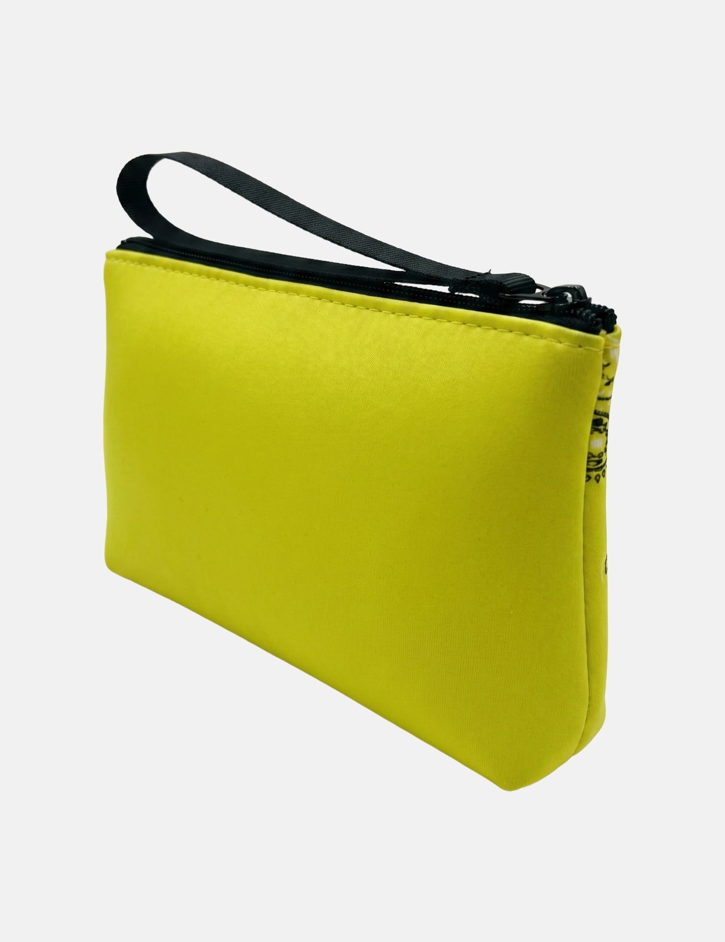 Borsa a Mano in Nylon Giallo