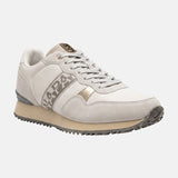 Sneakers Platform in Pelle Vegana Beige