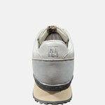 Sneakers Platform in Pelle Vegana Beige
