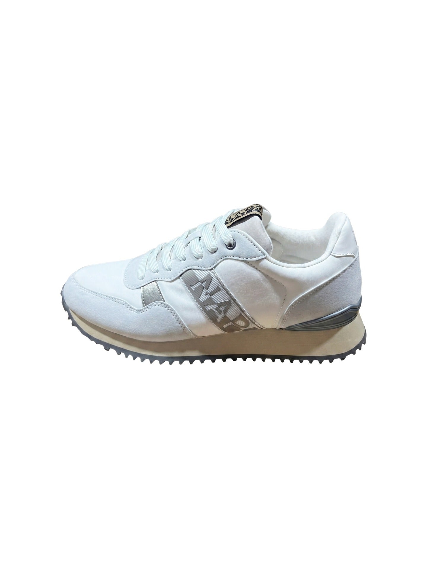 Sneakers Platform in Pelle Vegana Beige