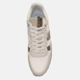 Sneakers Platform in Pelle Vegana Beige