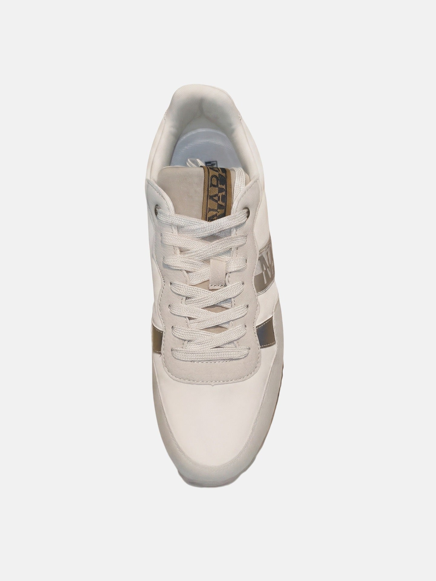 Sneakers Platform in Pelle Vegana Beige