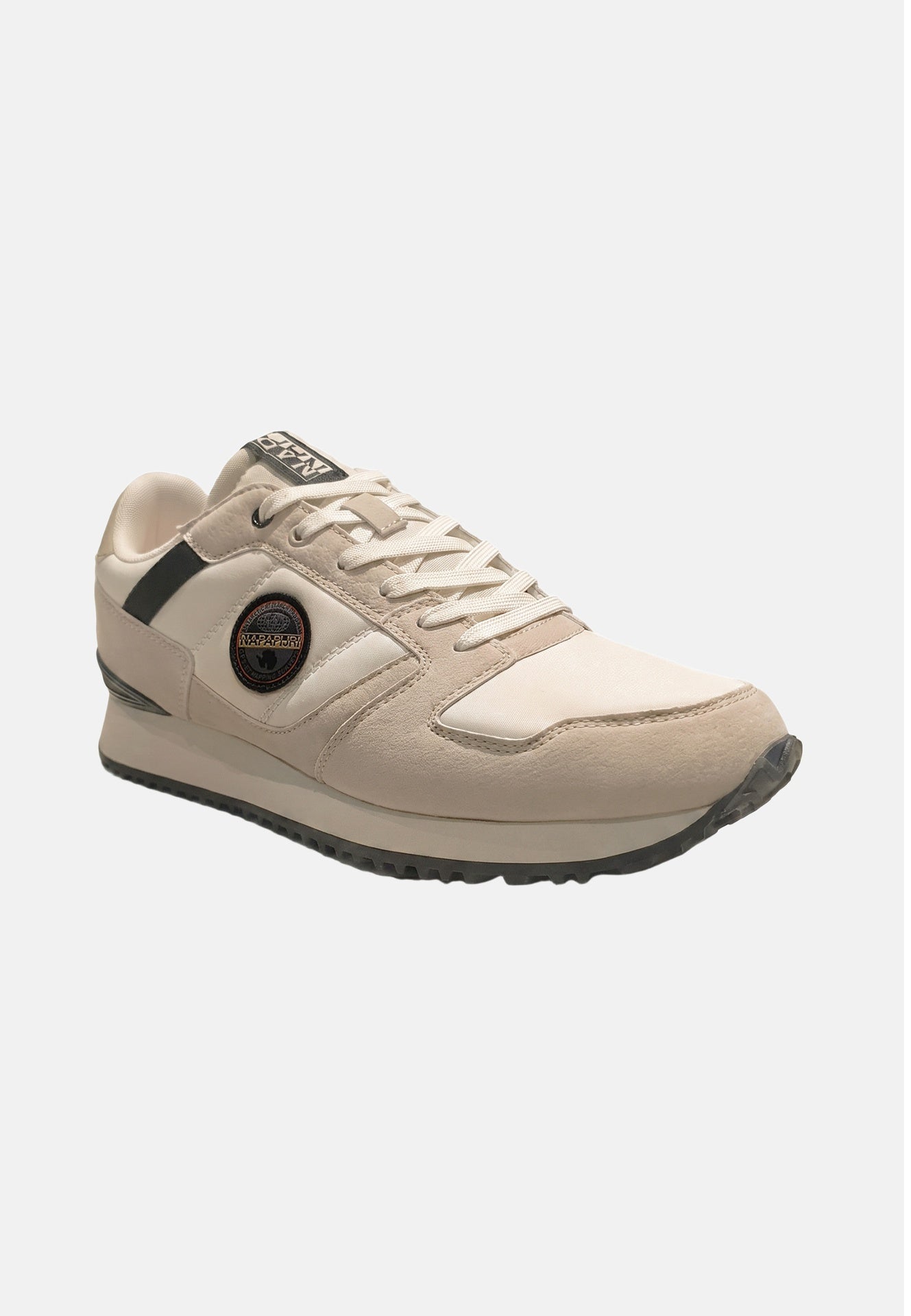 Sneakers Platform in 60% Polyurethane 40% Polyester Beige