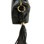 Borsa a Mano in Cow Leather Nero