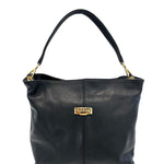 Borsa a Mano in Cow Leather Nero