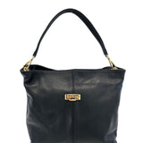 Borsa a Mano in Cow Leather Nero