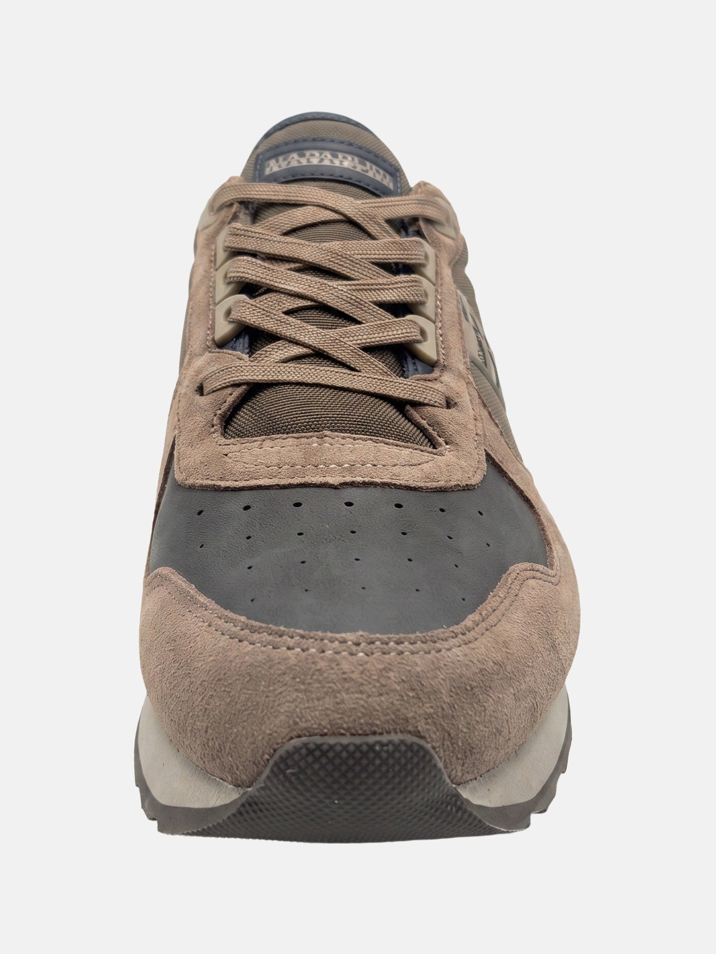 Sneakers Platform in Pelle Marrone