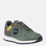 Sneakers Platform in Pelle Vegana Verde