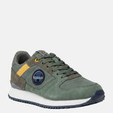 Sneakers Platform in Pelle Vegana Verde