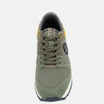Sneakers Platform in Pelle Vegana Verde