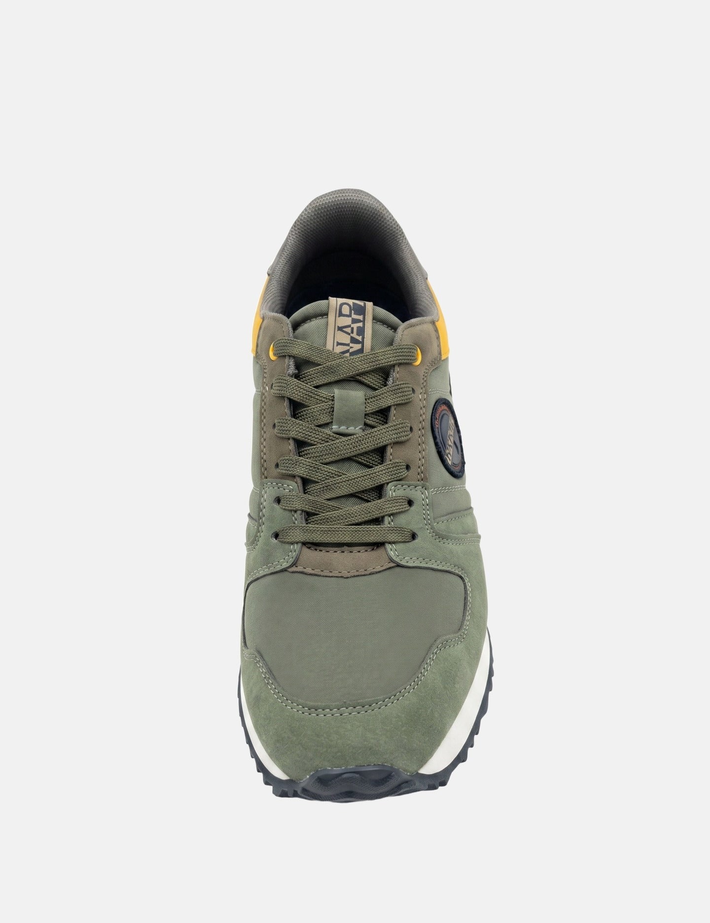 Sneakers Platform in Pelle Vegana Verde