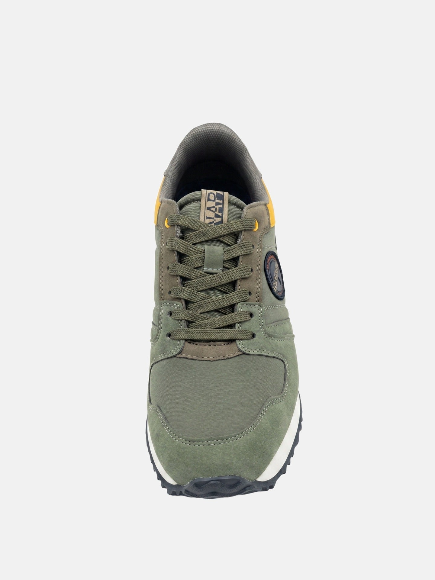 Sneakers Platform in Pelle Vegana Verde