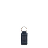 Set Portafoglio e Portachiavi in Vera Pelle Blu