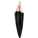 Borsa Shopper in Pelle Vegana Nero