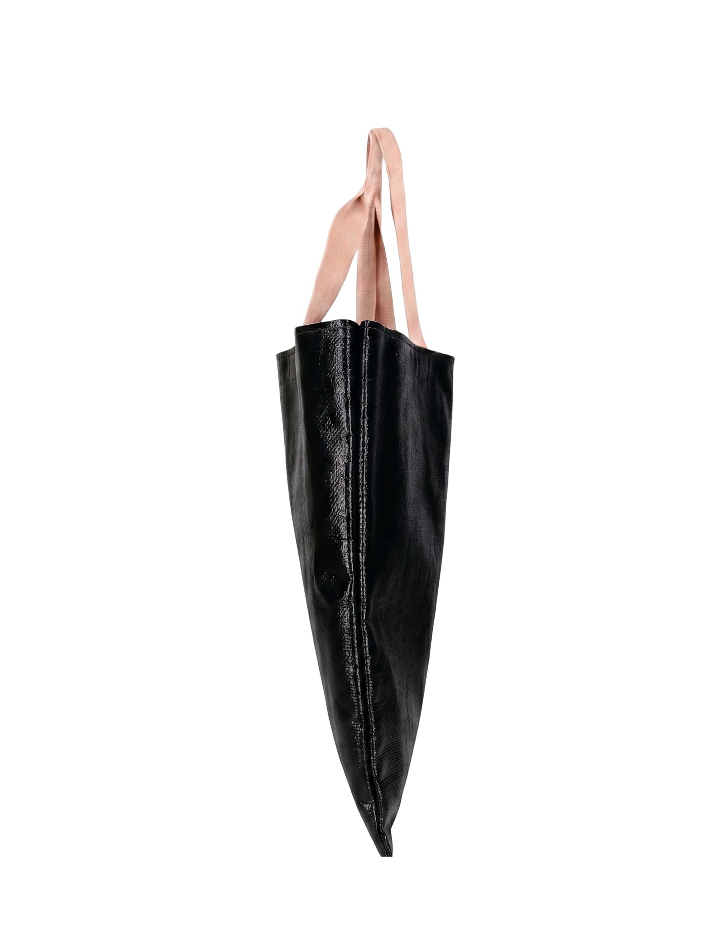 Borsa Shopper in Pelle Vegana Nero