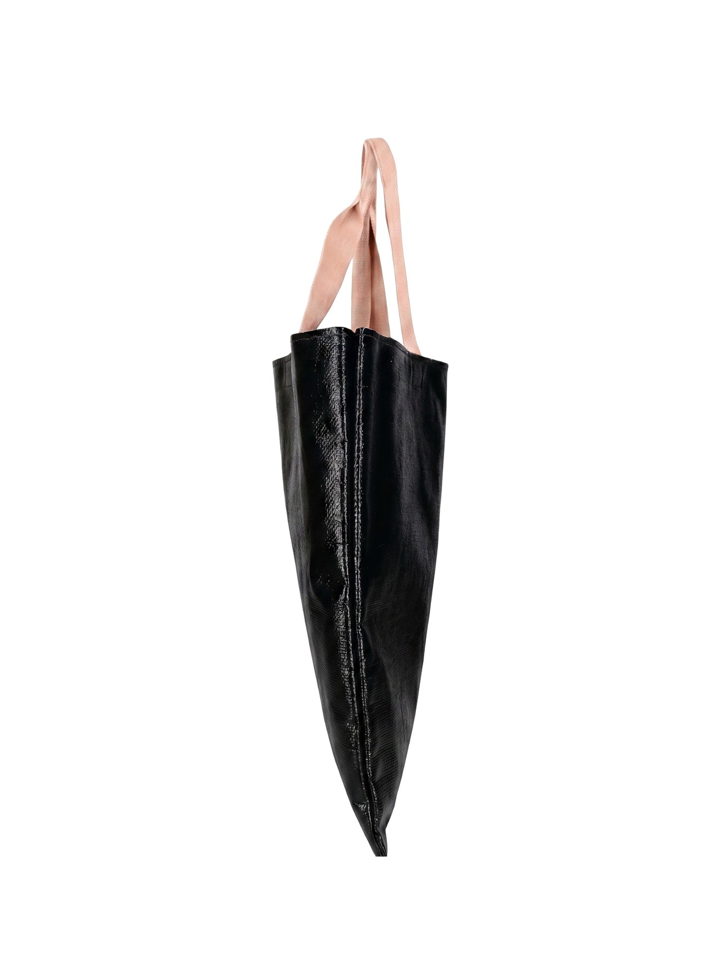 Borsa Shopper in Pelle Vegana Nero