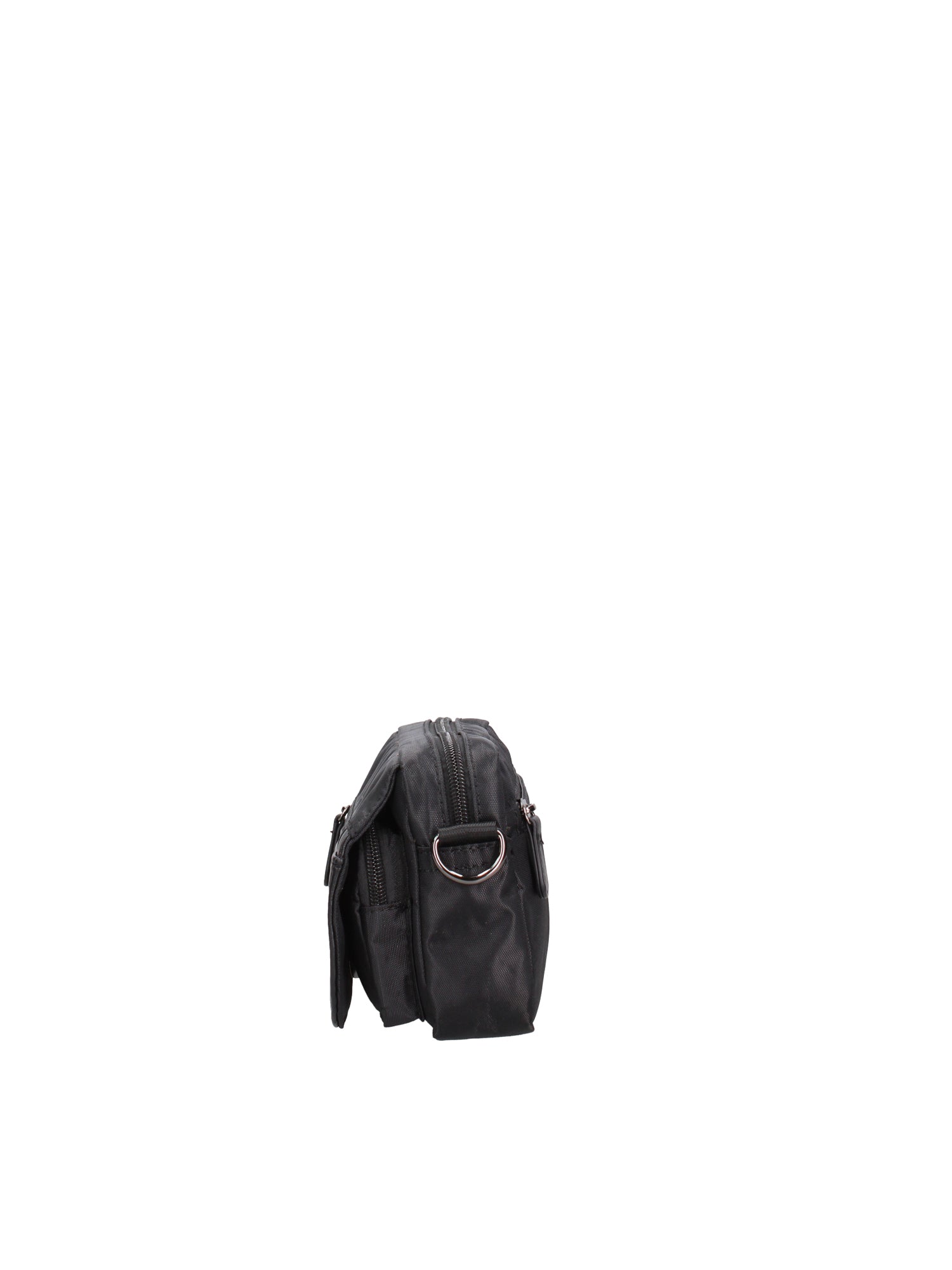 Borsa a Tracolla in Pvc Nero
