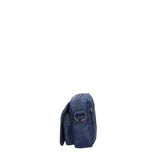 Borsa a Tracolla in Pvc Blu