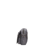 Borsa a Tracolla in Pvc Grigio