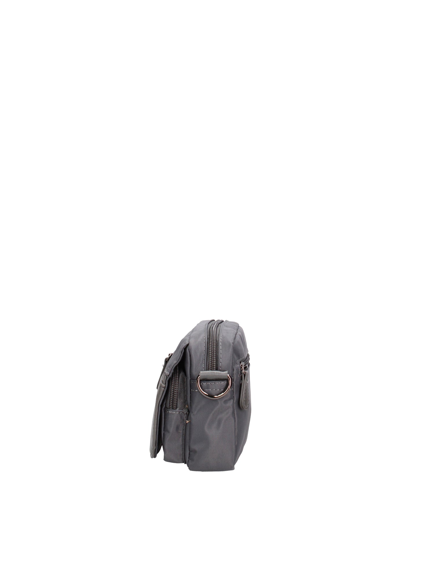Borsa a Tracolla in Pvc Grigio