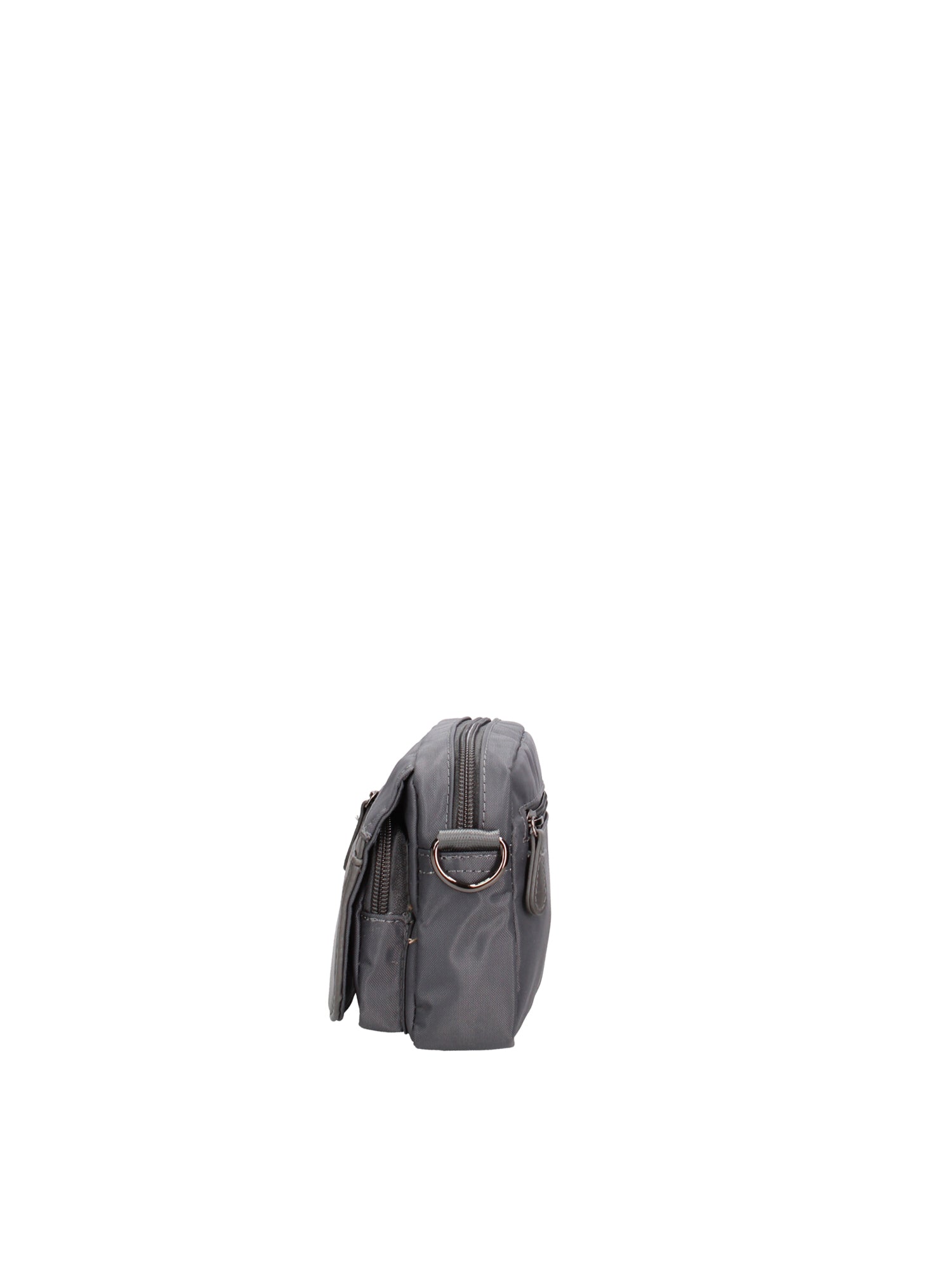 Borsa a Tracolla in Pvc Grigio