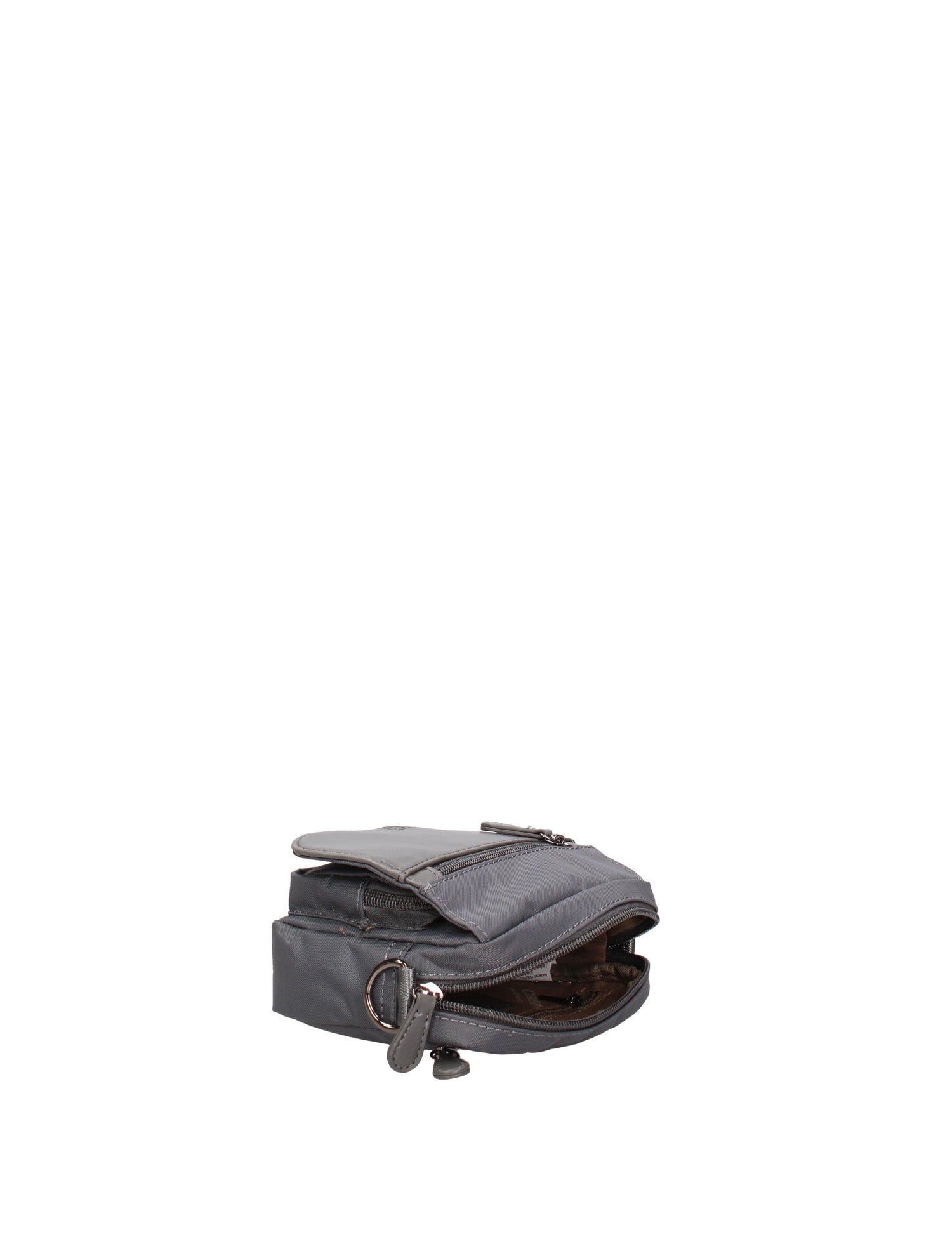 Borsa a Tracolla in Pvc Grigio