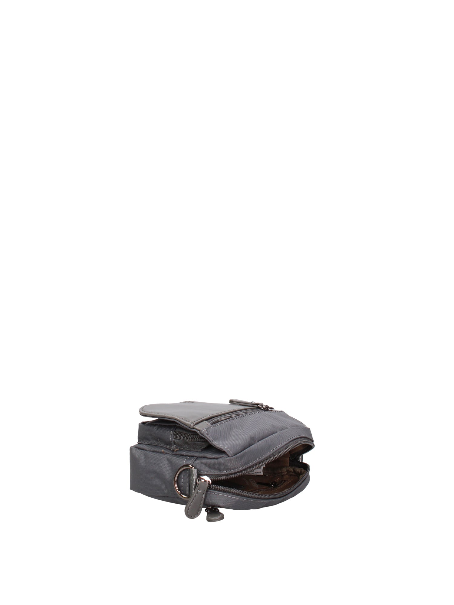 Borsa a Tracolla in Pvc Grigio